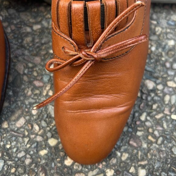 Baker - Benjes Italian Brown Leather Dress Slip On Loafers Size 8.5 D main image 7